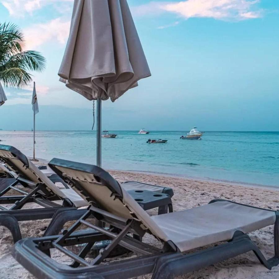 Chic Beachfront Apartment - Private Beach Access 蓬塔卡纳 外观 照片